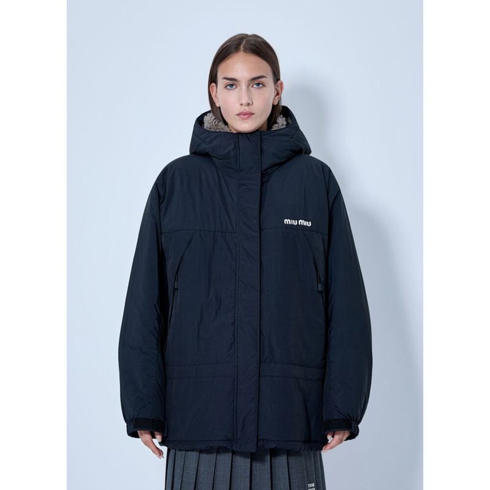 Miu Miu Women Pongé Down Jacket